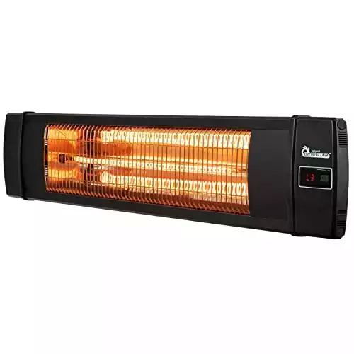 Dr Infrared Heater DR-238 Carbon Infrared Outdoor Heater for Patio & Backyard