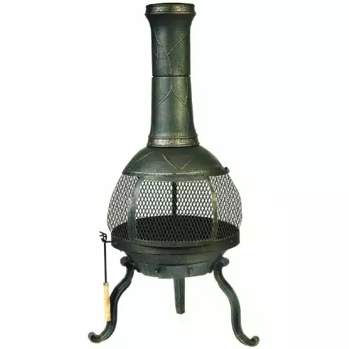 Deckmate Sonora Outdoor Chimenea - Cast Iron / Alloy Steel