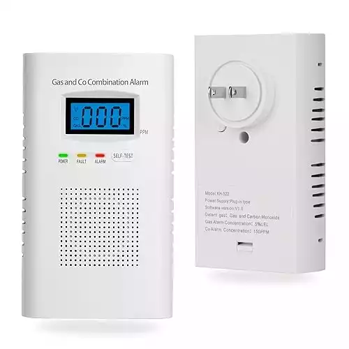 Plug in Combination Gas & Carbon Monoxide Detector